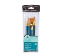 Royal and Langnickel RSET-9183 Taklon Variety Brush Set - Gold (Pack of 7)