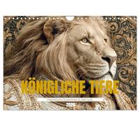 ROYAL ANIMALS - Majestic animal portraits with an aristocratic look UK-Version (Wall Calendar 2026 DIN A4 Landscape), CALVENDO 12 Month Wall Calendar