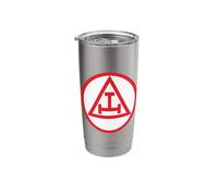 Royal Arch Mason York Rite Masonic Triple Tau Chapter Stainless Steel Insulated Tumbler