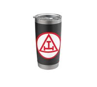 Royal Arch Mason York Rite Masonic Triple Tau Chapter Stainless Steel Insulated Tumbler