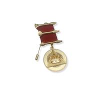 Royal Arch PZ Breast Jewel | Premium Gold-Plated Masonic Jewel with Intricate Emblems | Secure Stickpin & Perfect for Past Zers | Premium Masonic Regalia Gift Option