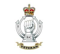 Royal Armoured Corps (VET2) Waterproof Vinyl Stickers Decal Army Veteran Squaddie (150mm)