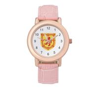 Royal Arms of_ Kingdom of Scotland Fashion Women's Watch Easy Reader Novelty Slim Quartz Casual Dress Wrist Watches