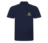 Royal Artillery Insignia Mens Embroidered Polo Shirt British Army Military Embroidery (UK, Alpha, XXL, Regular, Regular, Navy)