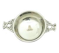 Royal Artillery Pewter Knot Band Quaich Bowl Scottish Quaich ME57