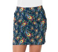 Royal & Awesome Bright Birdie Women's Golf Skirts, Crazy Colorful Golf Apparel for Women, Bright, Colourful, Size 8