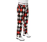 Royal & Awesome Bright Mens Golf Trousers - Diamonds in the Rough - 30W / 30L