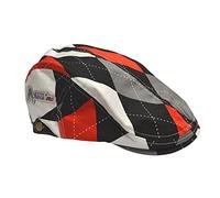 Royal & Awesome Diamonds in the Rough Funny Golf Flat Cap, Bold Diamond Novelty Golf Hat for Men, One Size