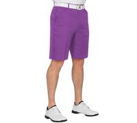Royal & Awesome Funny Mens Golf Shorts, Purple Bright Stretch Cotton, Golf Shorts for Men, Waist 40