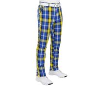 Royal & Awesome Funny Mens Golf Trousers, My Name'5 Doddie Crazy Patterned Stretch, Golf Pants for Men, Waist 32 Leg 30