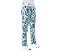 Royal & Awesome Funny Mens Golf Trousers, Tropics Crazy Patterned Stretch, Golf Pants for Men, Waist 34 Leg 34
