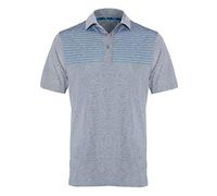 Royal & Awesome Mens Golf Polo Shirt, Grey Performance Short Sleeve, Golf Shirts for Men, Large