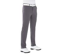 Royal & Awesome Men's Slim Fit Grey Tech Golf Trousers, Tapered Design, Comfortable Golf Wear, 36" Waist, 30" Leg
