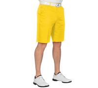 Royal & Awesome Men's Yellow Golf Shorts, Tailored Chino Golf Shorts, Smart Men's Shorts, Funny Bright Yellow Design, 44 Waist