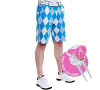 Royal & Awesome Old Tom's Mens Golf Shorts, Crazy Golf Shorts