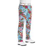 Royal & Awesome Partoon Cartoon Comic Mens Golf Trousers - 30W/ 30L
