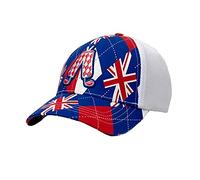 Royal & Awesome Trew Brit Golf Baseball Cap, Bold Patterned Golf Baseball Hat for Men, Comfortable On-Course Headwear, One Size