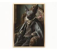 royal bat Print Picture Poster dark academia gothic halloween A4 UNFRAMED 1 wall art Home decor Decorating vintage VICTORIAN style SKULL