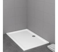Royal Bathrooms Apex 1400 X 800mm Rectangular Stone Shower Tray For Shower Enclosure Gloss White 30mm Slimline