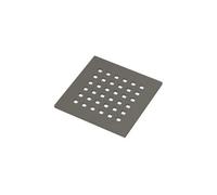 Royal Bathrooms Brushed Nickel Square Shower Tray Floor Waste Drain Cover