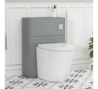 Royal Bathrooms Elmore 550mm Matt Pebble Grey Btw Wc Toilet Unit