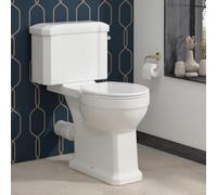 Royal Bathrooms Elmore Traditional Close Coupled Toilet With Soft Close Slim Seat Dual Flush Cistern