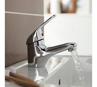 Royal Bathrooms G4K Mono Basin Mixer Tap Contemporary Design With Push Button Waste - Chrome