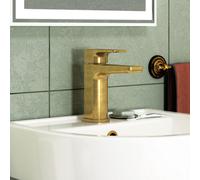 Royal Bathrooms Muro Mono Basin Mixer Tap Sl esign - Brushed Brass