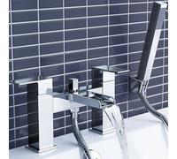 Royal Bathrooms Phase Deck Mounted Bath Shower Mixer Tap - Chrome