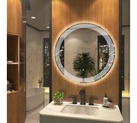 Royal Bathrooms Tokyo 800 X 800mm Round Led Illuminated Bathroom Mirror - Anti-Fog