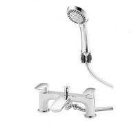 Royal Bathrooms Verve Deck Mounted Bath Shower Mixer Tap - Chrome