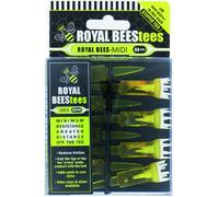 Royal Bees Tees - Graduated 2.4" Yellow ( 3x10 Saver Pack