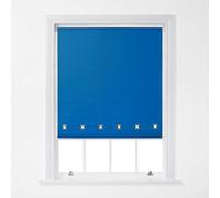 (Royal Blue, 150cm x 170cm (59" x 66.9")) A.Unique Home Trimmable Square Eyelet Roller Window Blind in a Variety of Colours and Sizes