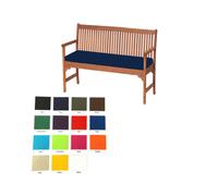 (Royal Blue, 2 Seater (108x45x6cm)) Garden Outdoor Waterproof Seater Bench Pad Cushion