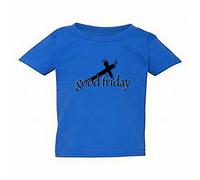 (Royal Blue, 2XL / 6T / 5-6 YO) Easter Good Friday Unique Jesus Christian God Cross Boys Girls T Shirt Tee Top