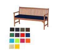 (Royal Blue, 3 Seater (143x52x6cm)) Garden Outdoor Waterproof Seater Bench Pad Cushion