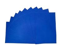 Royal Blue Craft Felt Fabric Premium Material for Art Sewing Festive Decorations DIY Art Decor Table wear | A4 Felt Sheets, (Pack of 10)