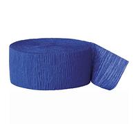 Royal Blue Crepe Paper Streamer (2 Meters) 1 Piece - Premium Quality Party Decoration for Celebrations and Events