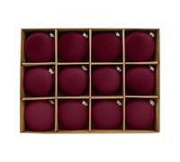 Royal Blue Delicate Contrast Color Glittering Christmas Tree Pendants Navy Blue Shatterproof 4CM Mini Xmas Baubles Dark Green Flocked Velvet 8CM Ornaments Balls Set Holiday Home Party Decoration