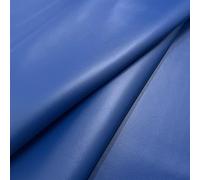 Royal Blue - Fire Retardant BS5852 Faux Leather Smooth Grain Vinyl Leatherette Sofa Cushion Upholstery Fabric - Sold by The metre