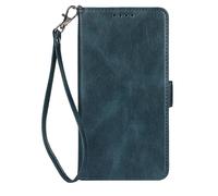 (Royal Blue, Galaxy S10 Plus) Suitable for Samsung A32 5G mobile phone case Galaxy A52 5G middle buckle retro double folding edge flip cover protective leather case