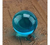 Royal Blue K9 Crystal Sphere 40mm Healing Ball for Feng Shui Meditation Divination with Stand Home Office Decoration