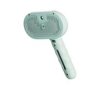 Royal Blue Light Sprinkle Pet Grooming Brush With Detachable Water Cistern And Ergonomic Handle For Efficient Deshedding And Microbial Reduction Ergonomic Pet Grooming Tool