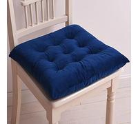 Royal Blue Memory Foam Dining Chair Cushions with Ties - Soft Comfortable Seat Pads for Kitchen & Dining Chairs - Multifunctional Cushion Pads for Enhanced Seating Experience