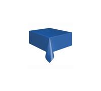 Unique Table Cover - Solid Royal Blue, Rectangular Plastic 137×274 cm - 1 Count