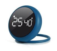 Royal Blue Quick Que Kitchen Timers, Visual timers Large LED Display Magnetic Countdown Countup Timer for Classroom Cooking Fitness Baking Studying Teaching, Easy for Kids and Seniors (Royal Blue)