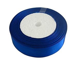 Royal Blue Satin Ribbon 1" Inch 25mm 22 Mtrs Satin Gift Wrap Ribbon, Ribbons for Gift Wrapping, Christmas Ribbon, Gift Wrapping Ribbon for Crafting, Wedding Party Decor
