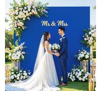 Royal Blue Square Arch Backdrop Cover 6.6FT x 6.6FT Arch Covers Stretchy Backdrop Spandex Fitted Arch Cover Balloon Photo Backdrops Covers for Wedding Birthday Party Graduation Baby Shower Decoration