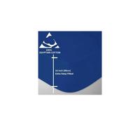 (Royal Blue, Super-King) 100% Egyptian Cotton 200 Thread 40CM Fitted Sheet