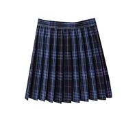 Royal Blue Womens Skorts for Ladies Work Uniform Medieval Ruched Plaid Costumes Cosplay Renaissance Peasant Steampunk Mini Petite Skirts 2025 Clothes Trendy 4XL